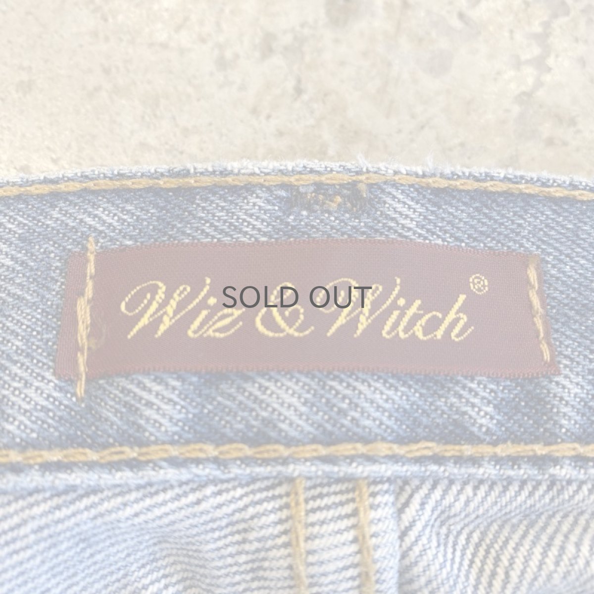 画像12: 【Wiz&Witch】FLARE CUT DENIM PANTS / W29 (12)