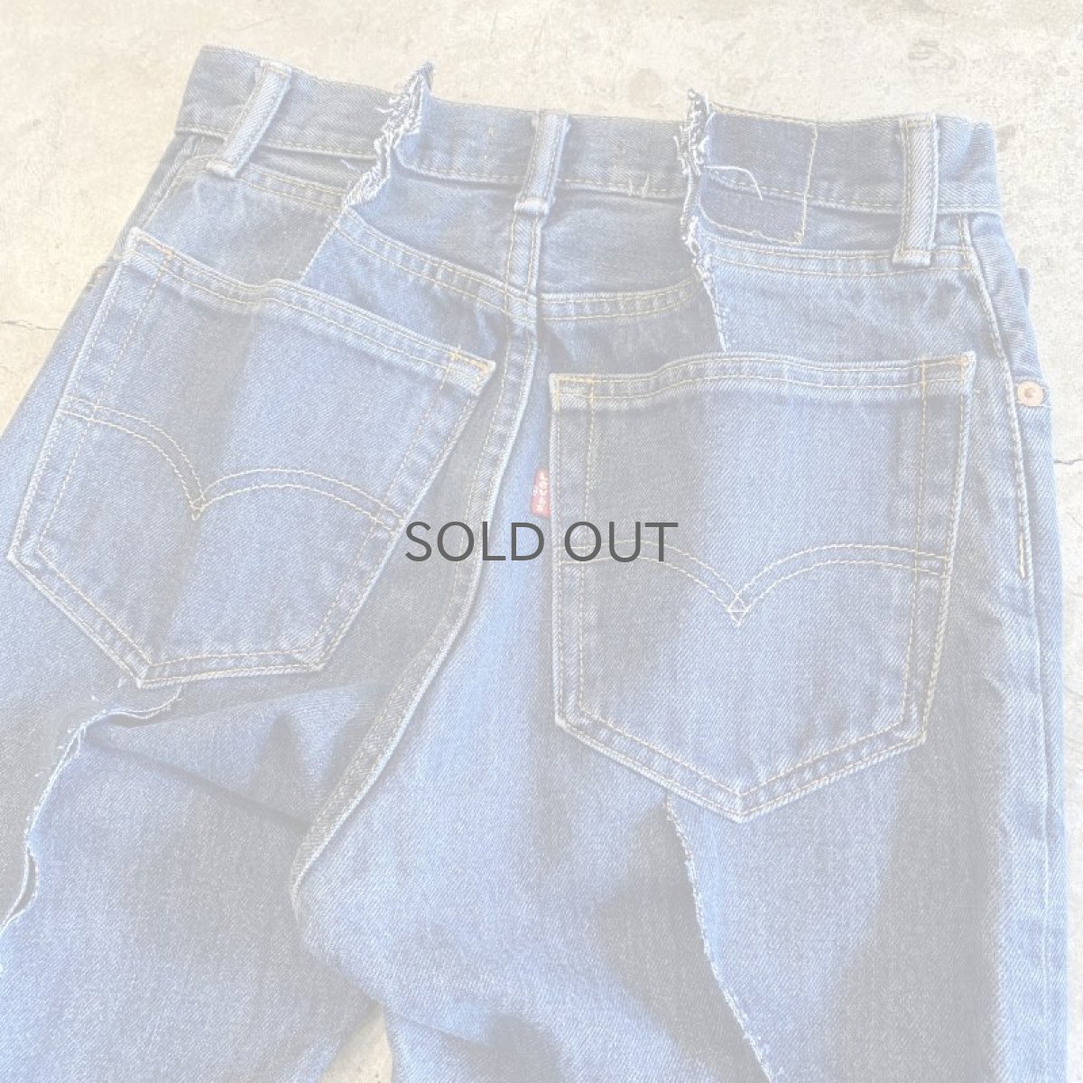 画像9: 【Wiz&Witch】FLARE CUT DENIM PANTS / W29 (9)