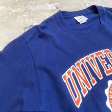 画像3: UNIVERSITY PRINTED S/S TEE / Mens L / MADE IN USA (3)