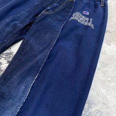 画像4: 【Wiz&Witch】"UNITED" TWINS WIDE DENIM × SWEAT PANTS / OS (4)