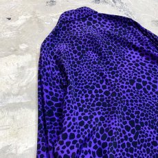 画像9: CHEETAH PATTERN COLOR L/S SHIRT / Mens L (9)