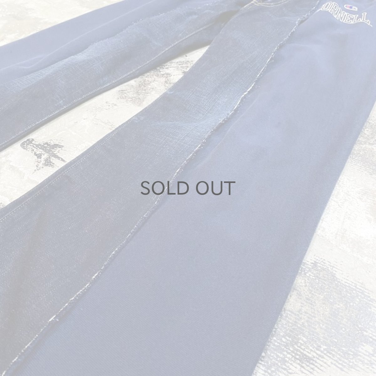 画像6: 【Wiz&Witch】"UNITED" TWINS WIDE DENIM × SWEAT PANTS / OS (6)