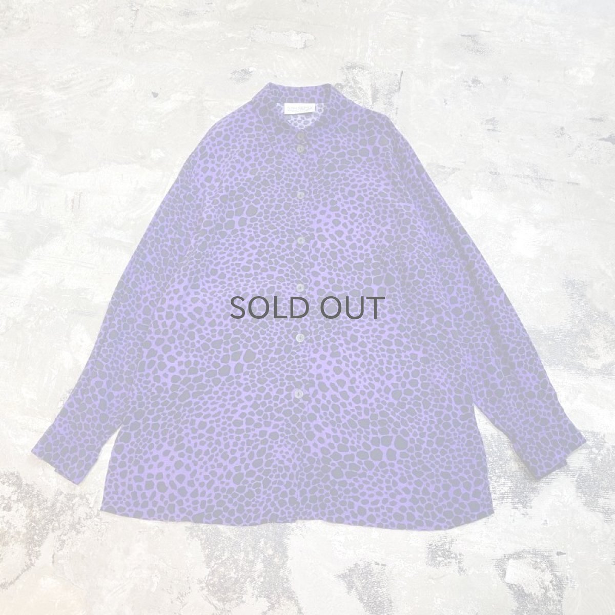 画像1: CHEETAH PATTERN COLOR L/S SHIRT / Mens L (1)
