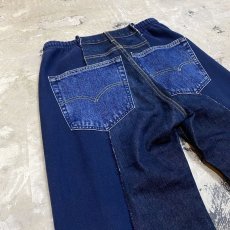 画像9: 【Wiz&Witch】"UNITED" TWINS WIDE DENIM × SWEAT PANTS / OS (9)