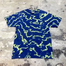 画像1: 90's TIE DYE PATTERN DESIGN S/S TEE / Mens L (1)