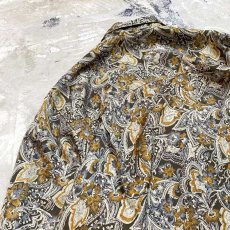 画像9: ART BOTANICAL PATTERN DOUBLE BREASTED JACKET / Mens M (9)