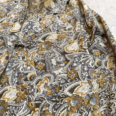 画像4: ART BOTANICAL PATTERN DOUBLE BREASTED JACKET / Mens M (4)