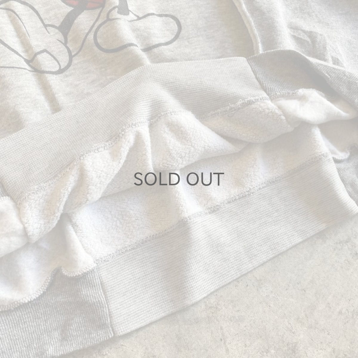 画像10: 【Wiz&Witch】"TRANSFORM" BACK OPEN VINTAGE MICKEY N/S SWEAT / OS (10)