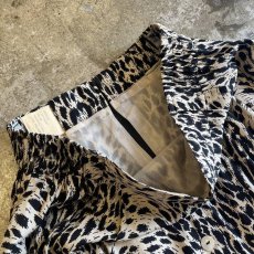 画像11: MONOCHROME COLOR LEOPARD PATTERN SIDE SLIT DESIGN SKIRT / W28~W31(46) (11)