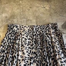 画像8: MONOCHROME COLOR LEOPARD PATTERN SIDE SLIT DESIGN SKIRT / W28~W31(46) (8)