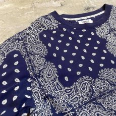 画像3: ALL OVER BANDANA PATTERN S/S TEE / Mens XL (3)