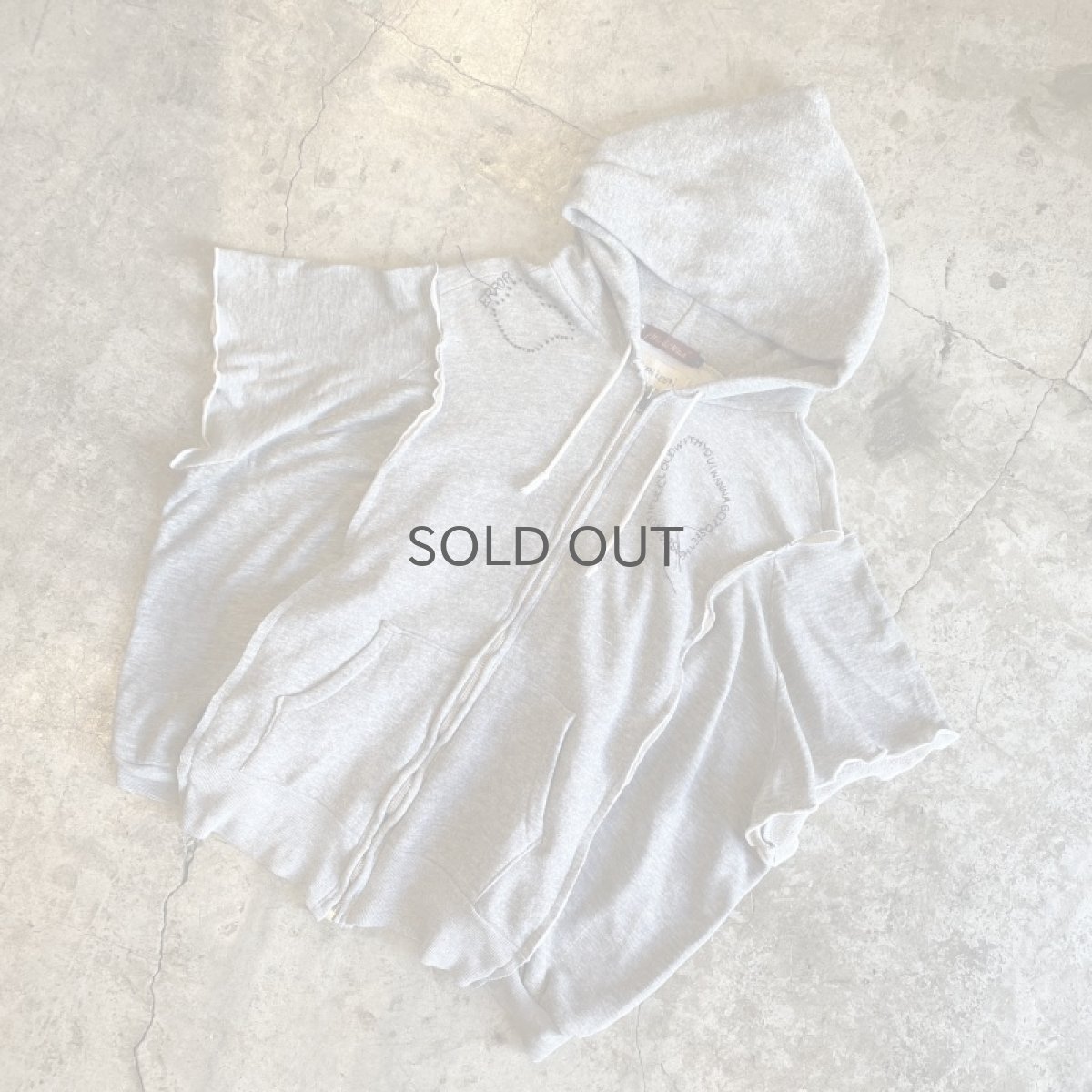 画像4: 【Wiz&Witch×KEEN KEEN】"TRANSFORM" ZIP UP VINTAGE N/S SWEAT / OS (4)