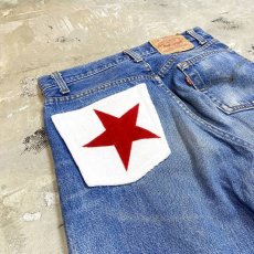 画像9: 【Wiz&Witch】CALIFORNIA RPB SIDE PILE WIDE DENIM PANTS / W30 (9)