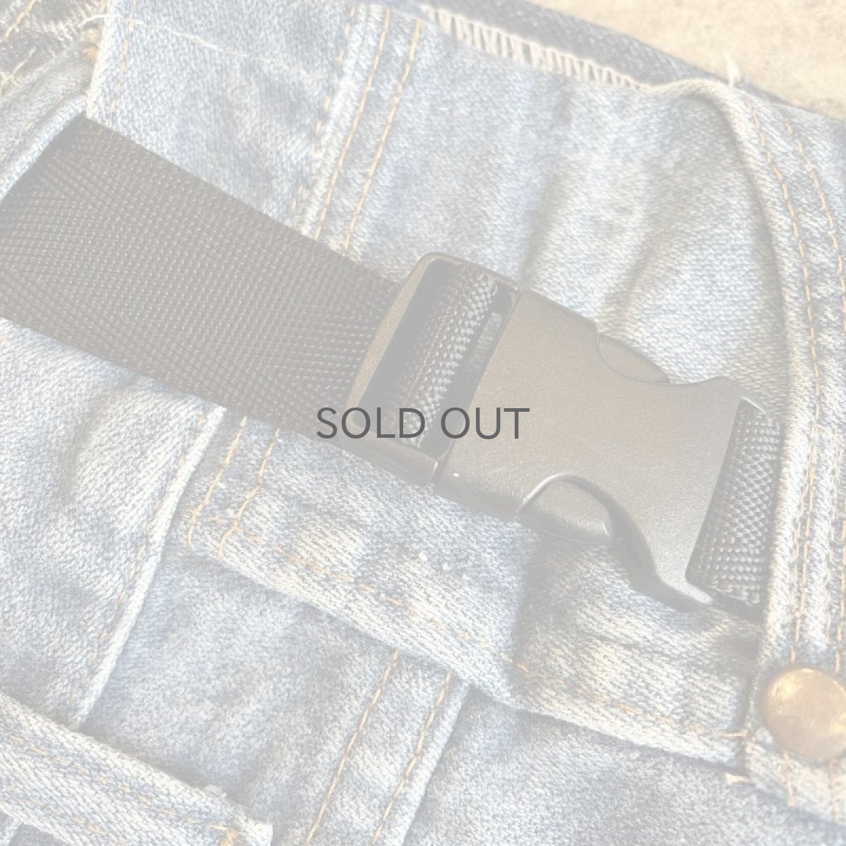 画像5: 【Wiz&Witch】"WEIRD" PATCHWORK BLUE DENIM WRAP CORSET / OS (5)