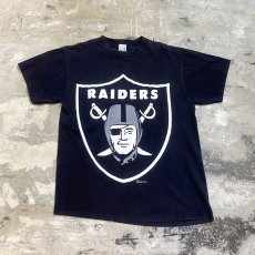 画像1: 90's "RAIDERS" LOGO PRINTED S/S TEE / Mens L (1)