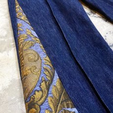 画像5: 【Wiz&Witch】SIDE ORIENTAL WIDE DENIM PANTS / W32 (5)