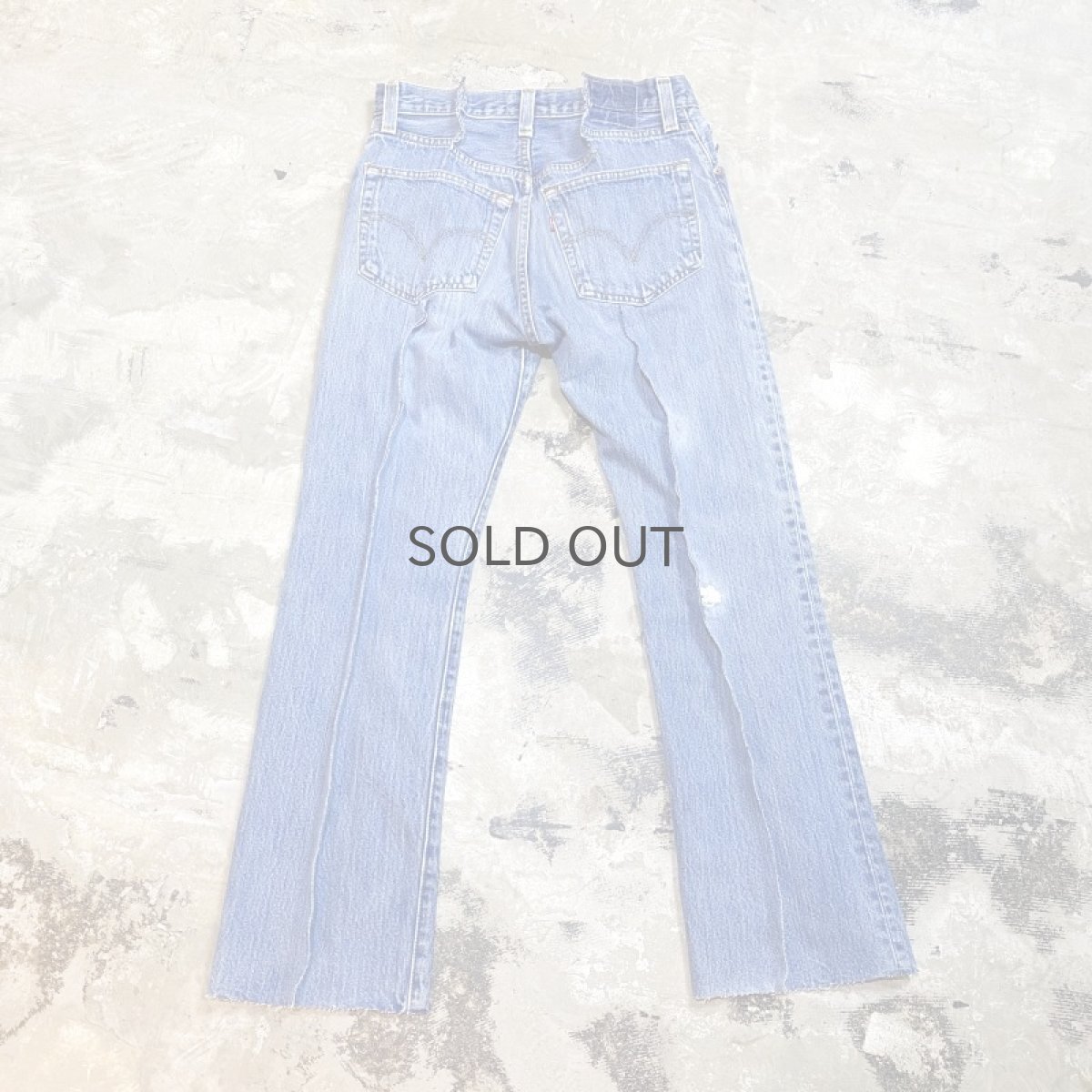 画像2: 【Wiz&Witch】FLARE CUT DENIM PANTS / W31 (2)