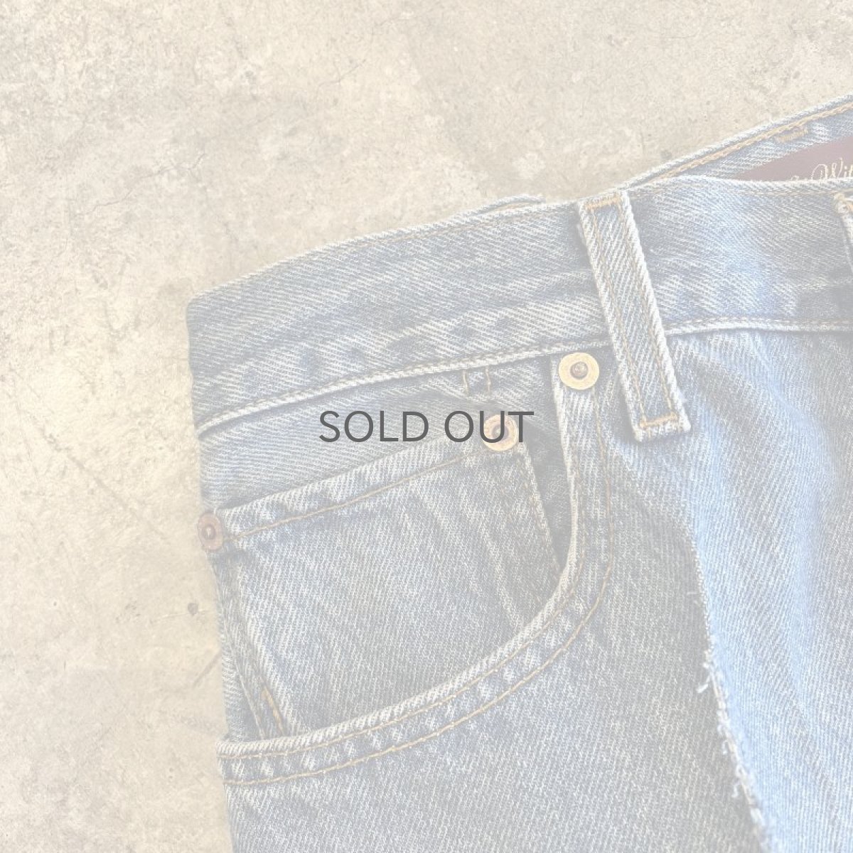 画像7: 【Wiz&Witch】FLARE CUT DENIM PANTS / W29 (7)