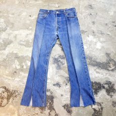 画像1: 【Wiz&Witch】FLARE CUT DENIM PANTS / W31 (1)