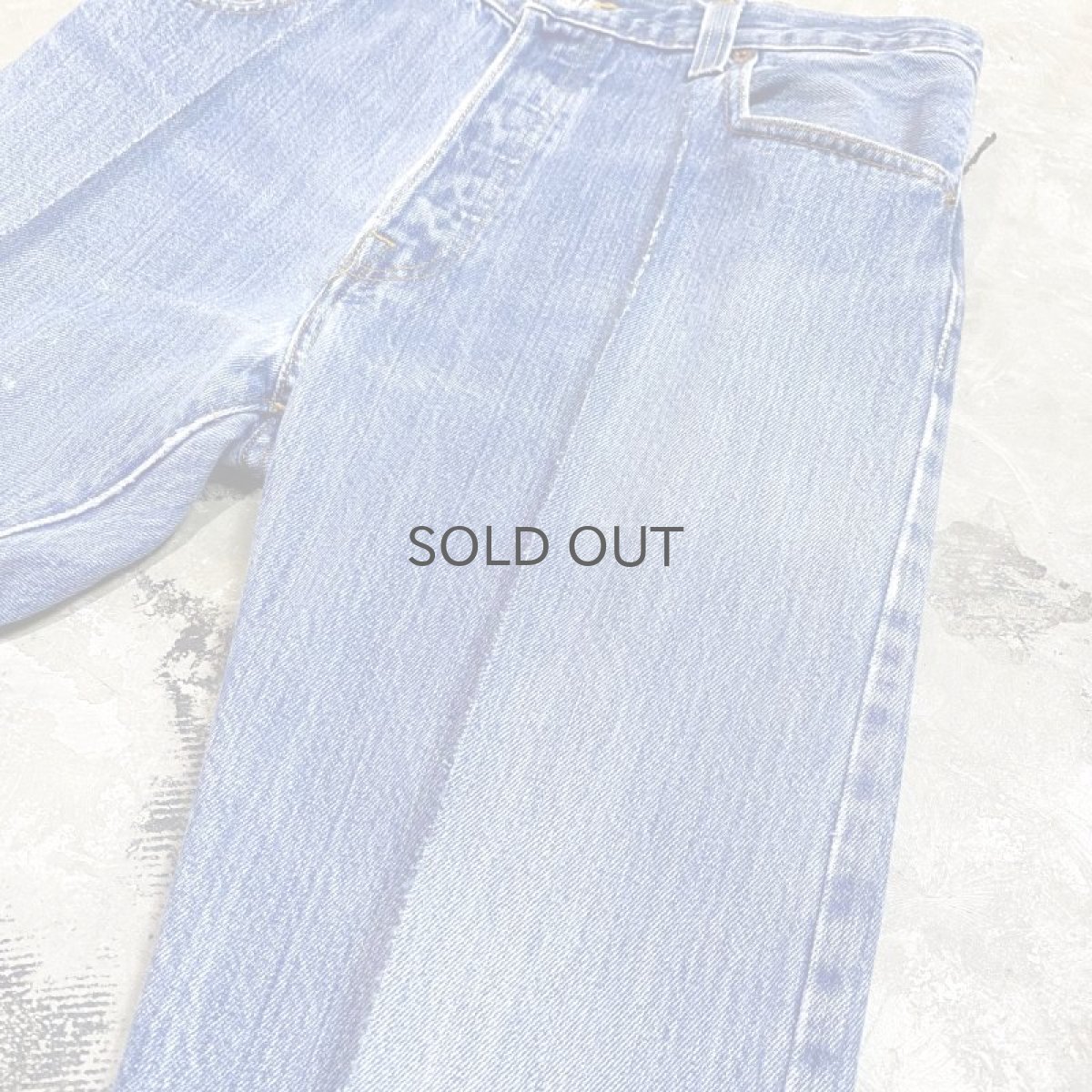 画像4: 【Wiz&Witch】FLARE CUT DENIM PANTS / W31 (4)