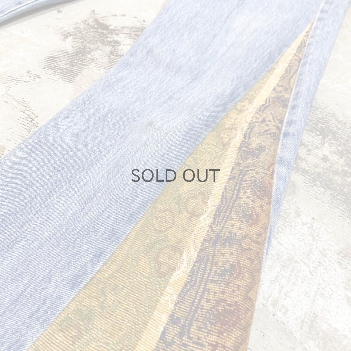 画像6: 【Wiz&Witch】SIDE GOBELIN WIDE DENIM PANTS / W32 (6)