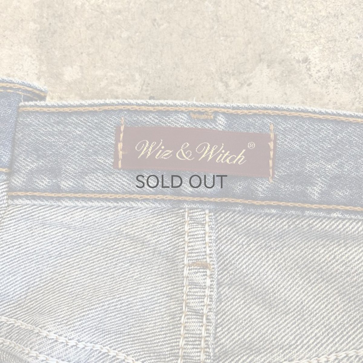 画像10: 【Wiz&Witch】FLARE CUT DENIM PANTS / W29 (10)