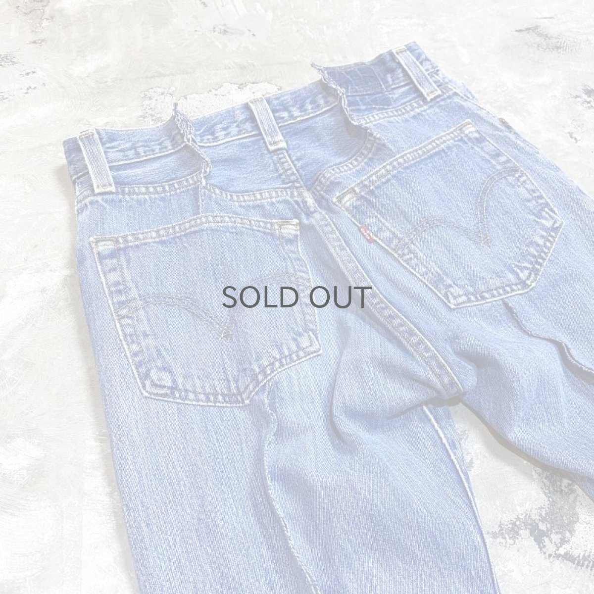 画像9: 【Wiz&Witch】FLARE CUT DENIM PANTS / W31 (9)