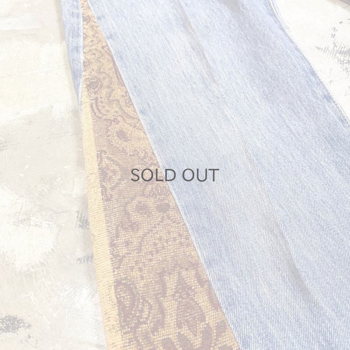 画像5: 【Wiz&Witch】SIDE GOBELIN WIDE DENIM PANTS / W32 (5)