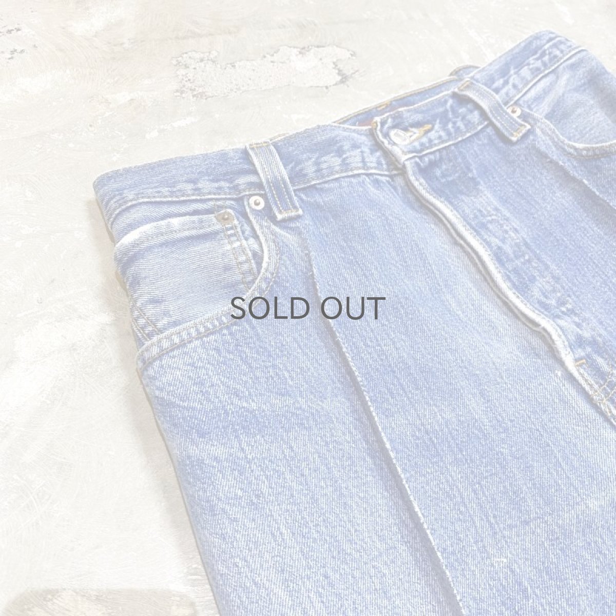 画像3: 【Wiz&Witch】FLARE CUT DENIM PANTS / W31 (3)