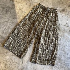 画像4: ALL OVER PATTERN WIDE DESIGN PANTS / W26~W31 (4)