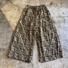 画像1: ALL OVER PATTERN WIDE DESIGN PANTS / W26~W31 (1)