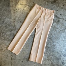 画像4: OLD COLOR STRIPE PATTERN FLARE DESIGN PANTS /W30 (4)