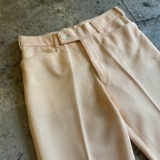 画像3: OLD COLOR STRIPE PATTERN FLARE DESIGN PANTS /W30 (3)