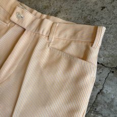 画像8: OLD COLOR STRIPE PATTERN FLARE DESIGN PANTS /W30 (8)