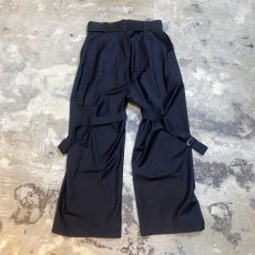 画像2: 【WONDERGROUND】NEO BONDAGE WIDE PANTS / OS (2)