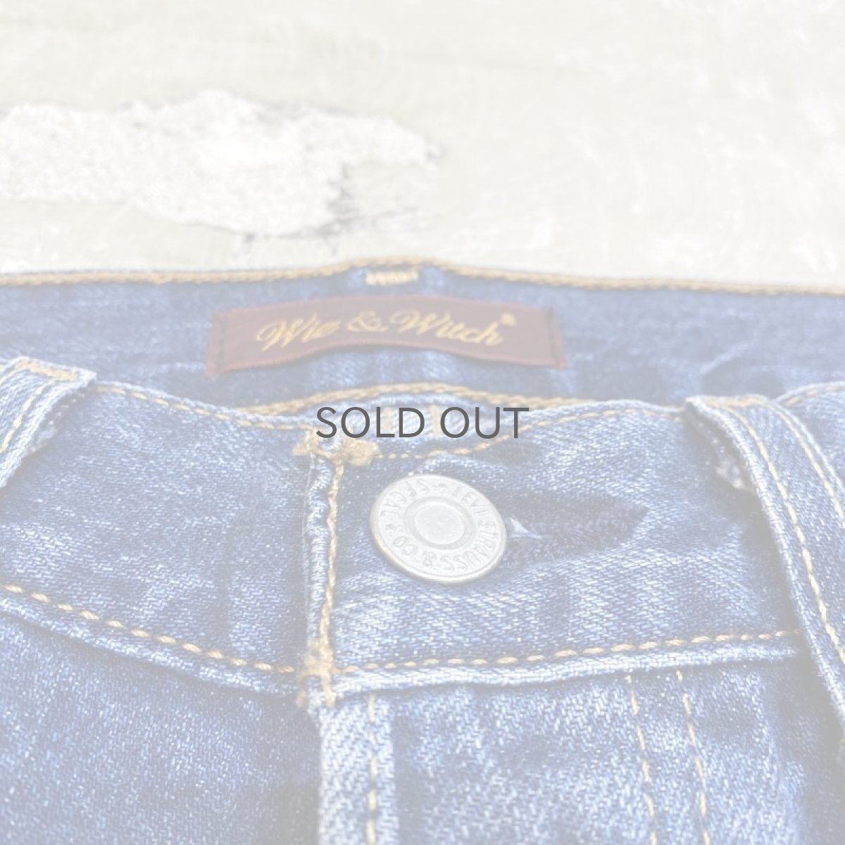 画像10: 【Wiz&Witch】SIDE ORIENTAL WIDE DENIM PANTS / W31 (10)