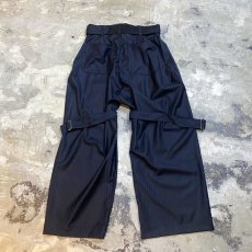 画像2: 【WONDERGROUND】NEO BONDAGE WIDE PANTS / OS (2)