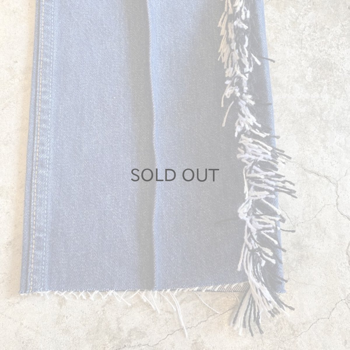画像8: 【Wiz&Witch】SIDE FRINGE ORIENTAL DENIM PANTS / W29 (8)