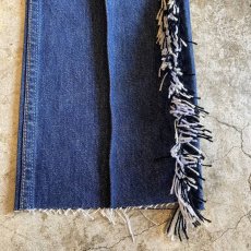 画像8: 【Wiz&Witch】SIDE FRINGE ORIENTAL DENIM PANTS / W29 (8)