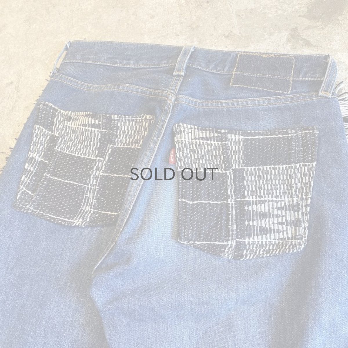 画像10: 【Wiz&Witch】SIDE FRINGE ORIENTAL DENIM PANTS / W29 (10)
