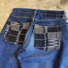 画像10: 【Wiz&Witch】SIDE FRINGE ORIENTAL DENIM PANTS / W29 (10)