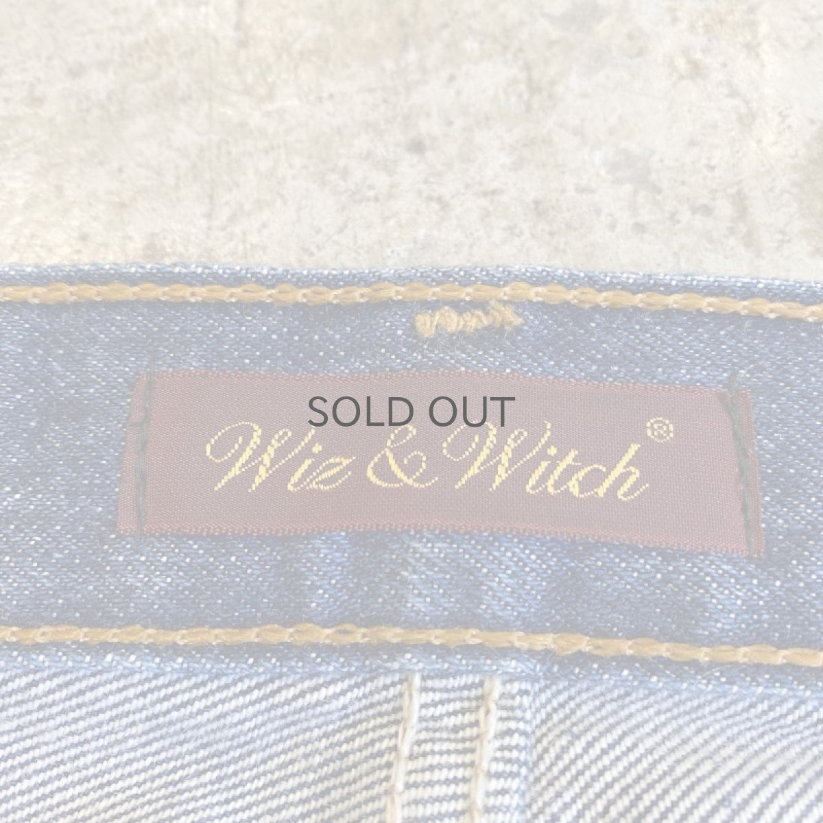 画像12: 【Wiz&Witch】SIDE FRINGE ORIENTAL DENIM PANTS / W29 (12)