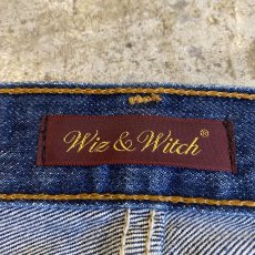 画像12: 【Wiz&Witch】SIDE FRINGE ORIENTAL DENIM PANTS / W29 (12)