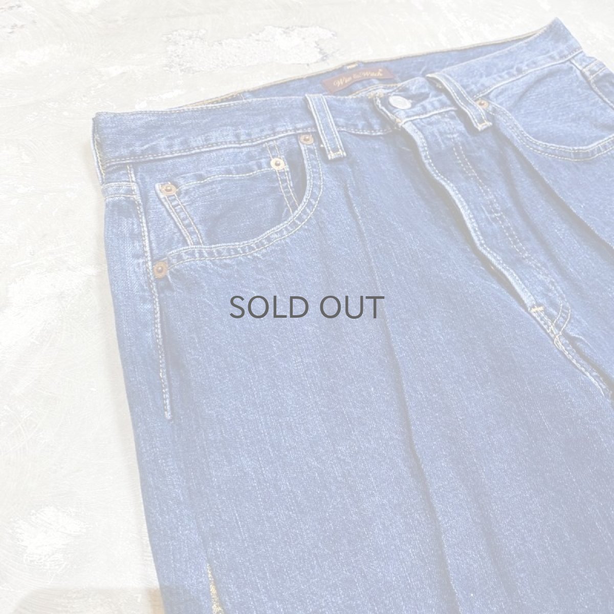 画像3: 【Wiz&Witch】SIDE ORIENTAL WIDE DENIM PANTS / W31 (3)