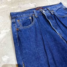 画像3: 【Wiz&Witch】SIDE ORIENTAL WIDE DENIM PANTS / W31 (3)