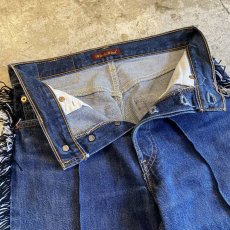 画像7: 【Wiz&Witch】SIDE FRINGE ORIENTAL DENIM PANTS / W29 (7)