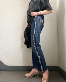 画像13: 【Wiz&Witch】SIDE FRINGE ORIENTAL DENIM PANTS / W29 (13)