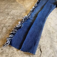 画像5: 【Wiz&Witch】SIDE FRINGE ORIENTAL DENIM PANTS / W29 (5)