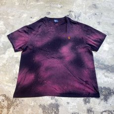 画像1: 90's【RALPH LAUREN】BLEACHED S/S TEE / Mens XL / MADE IN USA (1)