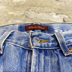 画像10: 【Wiz&Witch】SIDE ORIENTAL WIDE DENIM PANTS / W32 (10)